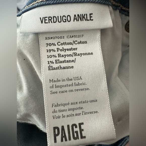 Paige Verdugo Ankle Jeans - Picture 2 of 4